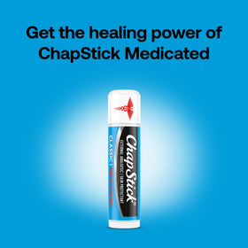 ChapStick single tube close-up showing smooth balm and easy twist-up benefit