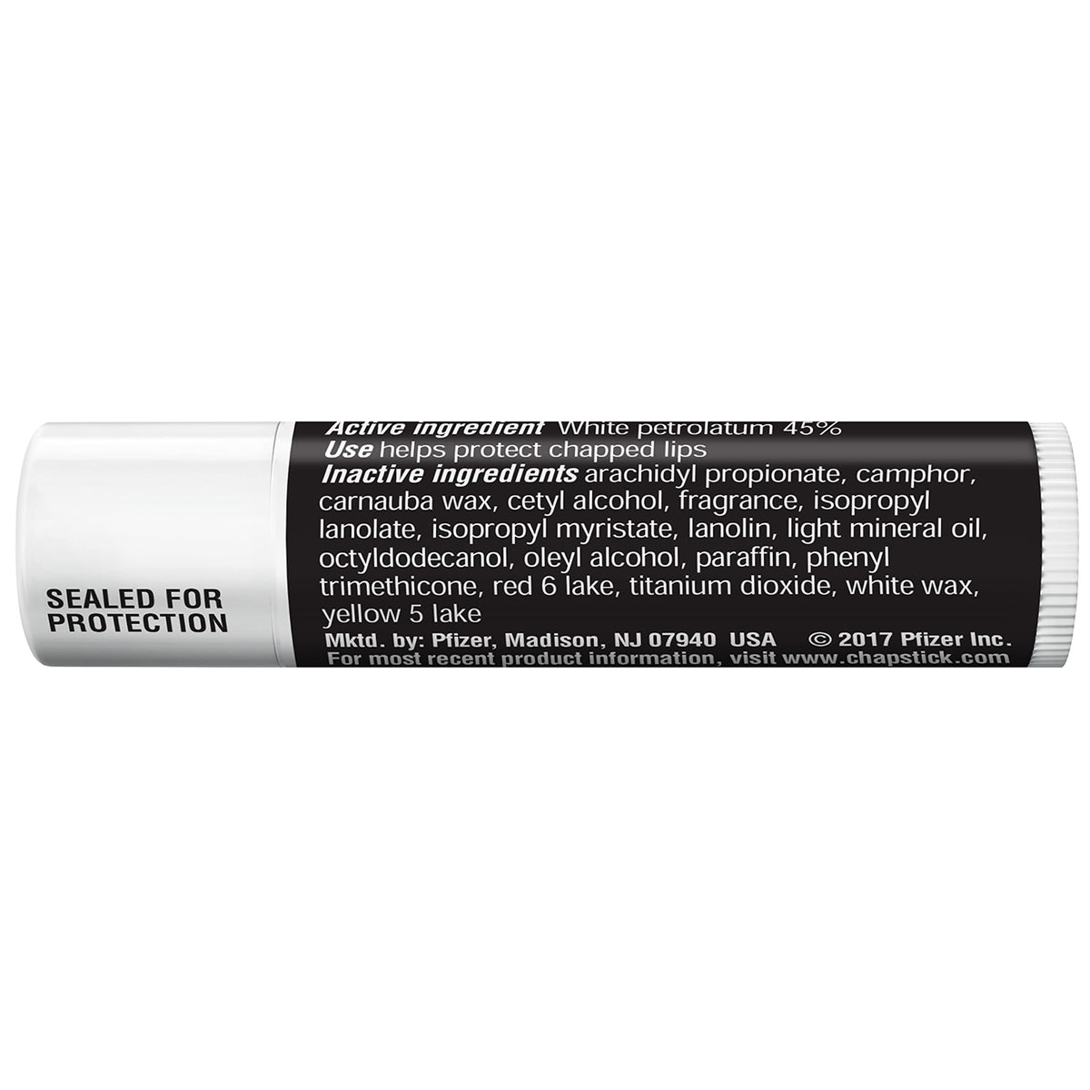 ChapStick classic stored in family bathroom cupboard for everyday access