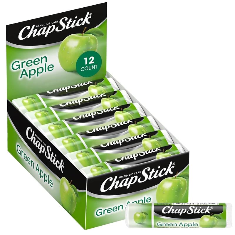 ChapStick front packaging showing 12-pack, easy bulk supply benefit