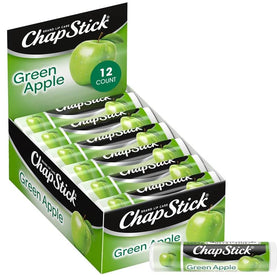 ChapStick front packaging showing 12-pack, easy bulk supply benefit