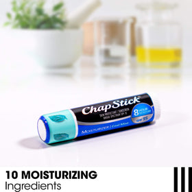 ChapStick single closed tube displaying brand and pocket-ready convenience