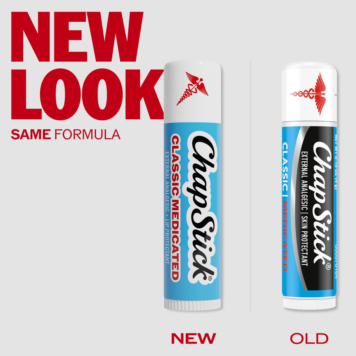ChapStick Classic Medicated on winter jacket illustrating cold-weather protection