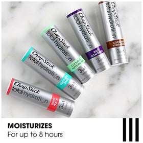 ChapStick Soothing Oasis texture close-up illustrating smooth balm surface for even coverage