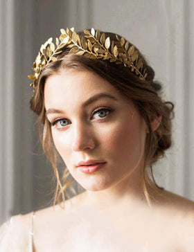 Chargances side profile on model demonstrating fit and bridal styling benefit