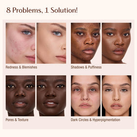 Charlotte Tilbury shade 5.5 medium swatch on arm showing true-to-skin match