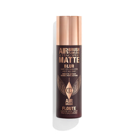 Charlotte Tilbury front packaging showing sleek bottle and matte finish benefit