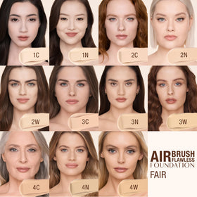 Charlotte Tilbury foundation applied with brush for flawless coverage