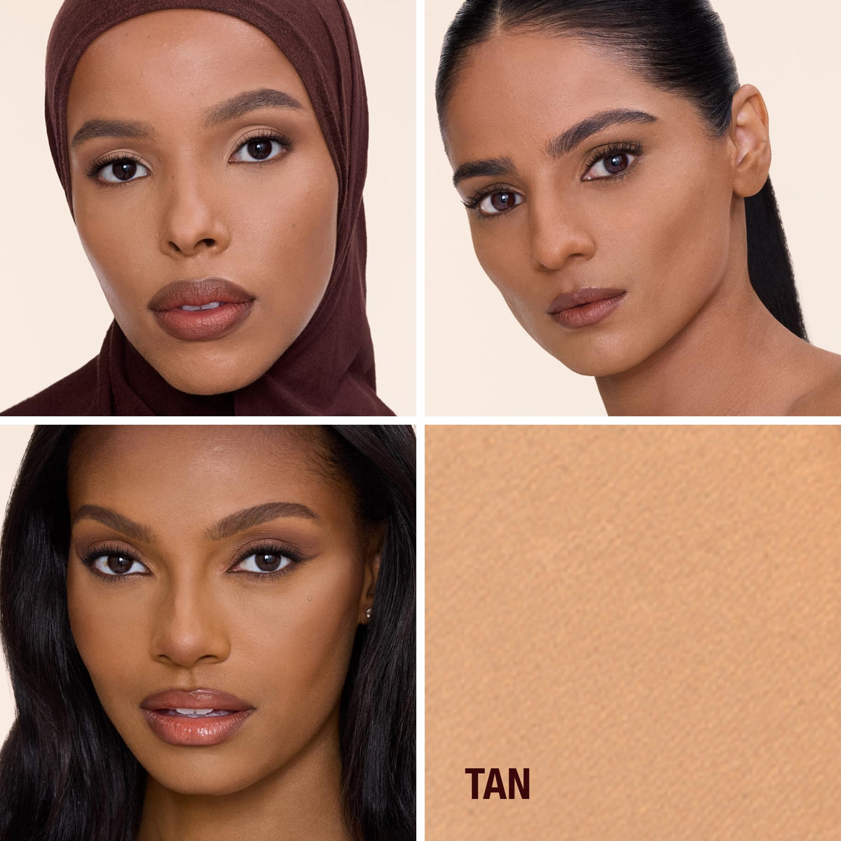 Charlotte Tilbury open pressed powder revealing micro‑milled surface that blurs skin