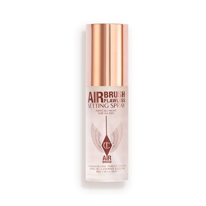 Charlotte Tilbury front packaging showing sleek bottle and brand promise of long wear
