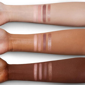 Charlotte Tilbury using the deeper shade to smoke outer corner for defined eye shape benefit