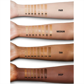 Charlotte Tilbury product applied with a brush for even medium coverage and blended finish