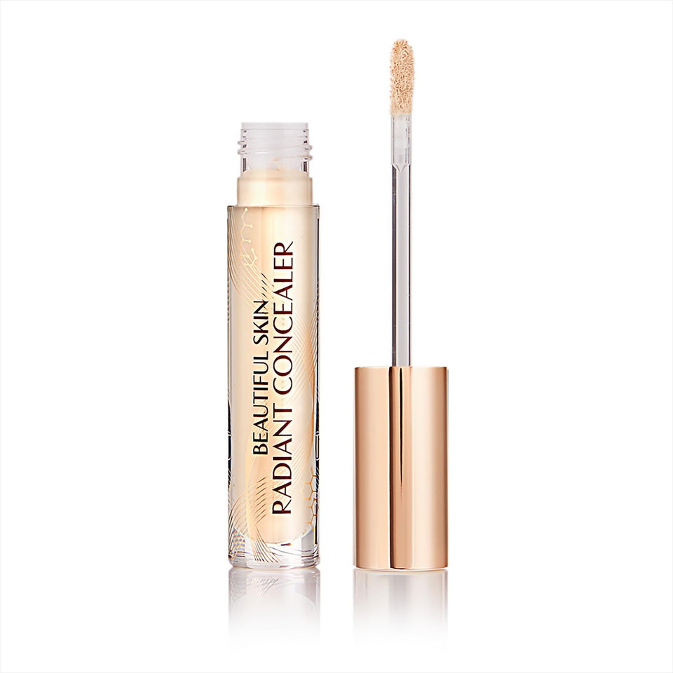 Charlotte Tilbury concealer front packaging showing shade and radiant finish benefit