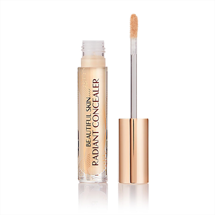 Charlotte Tilbury front packaging showing product and shade 4.5 Fair benefits radiance