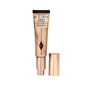 Charlotte Tilbury front packaging showing sleek bottle and shade 3 Cool benefit: clear shade identification