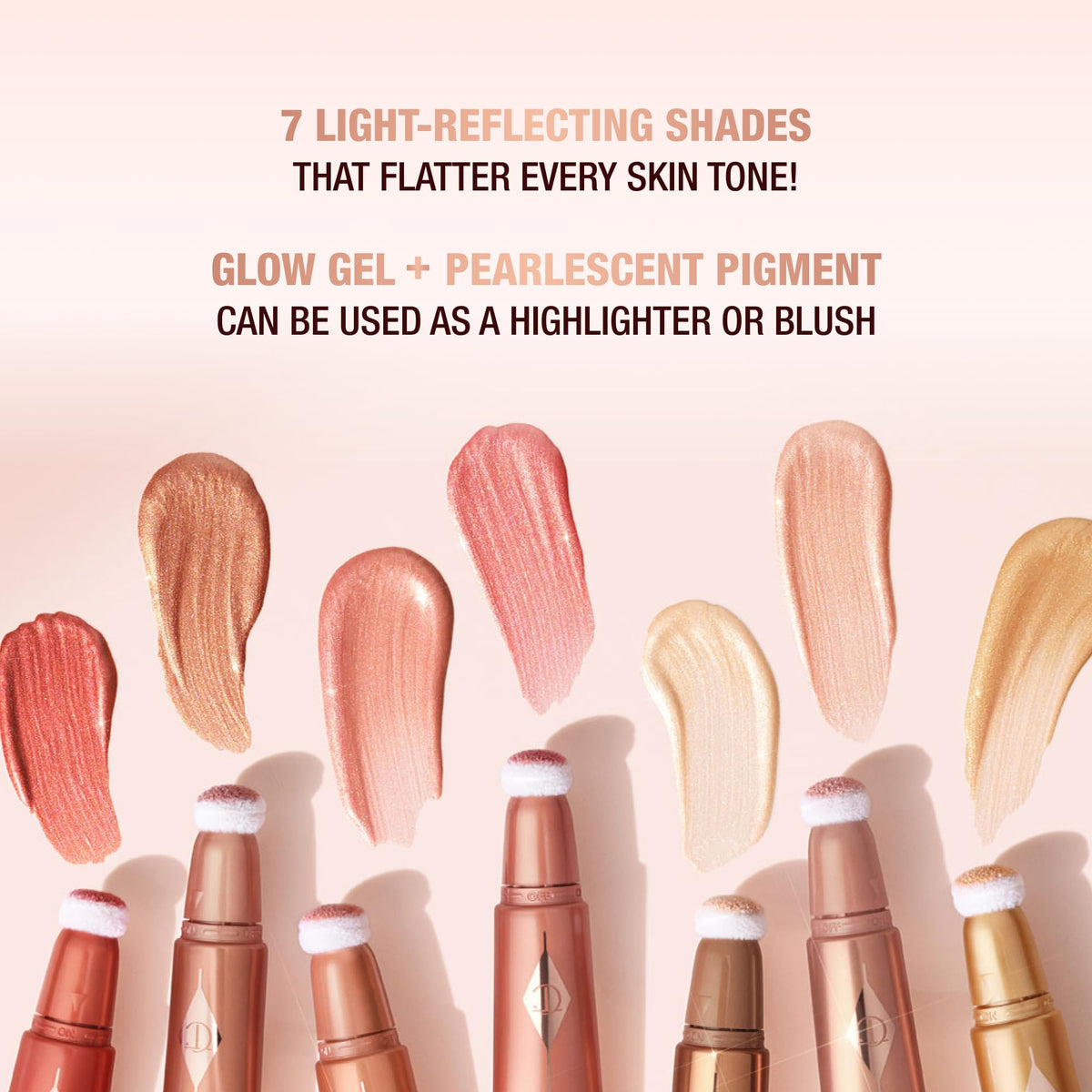 Charlotte Tilbury Beauty Light Wand on vanity portraying stylish everyday use