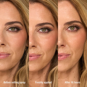 Charlotte Tilbury bottle label detail showing ingredients and product benefits clearly