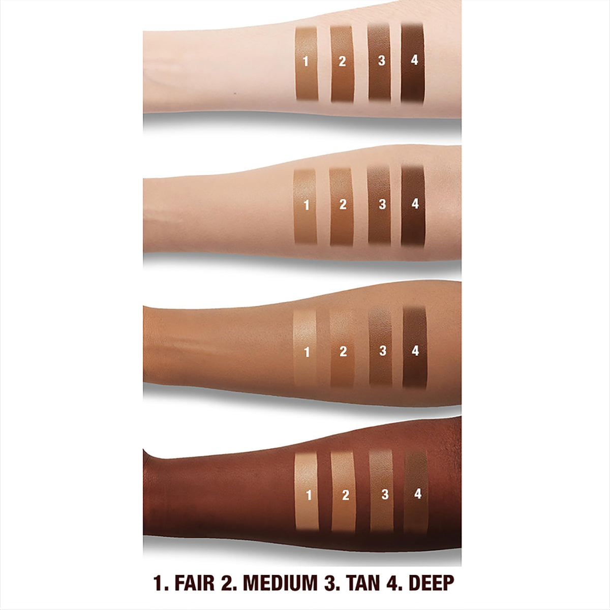 Charlotte Tilbury brush applying bronzer to cheek showing seamless blend benefit