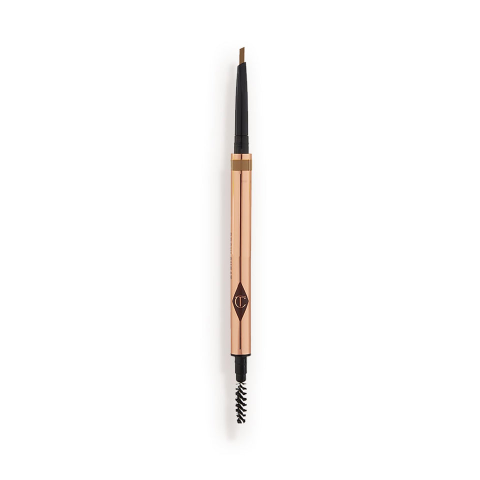 Charlotte Tilbury Brow Cheat front packaging showing light blonde shade and benefits
