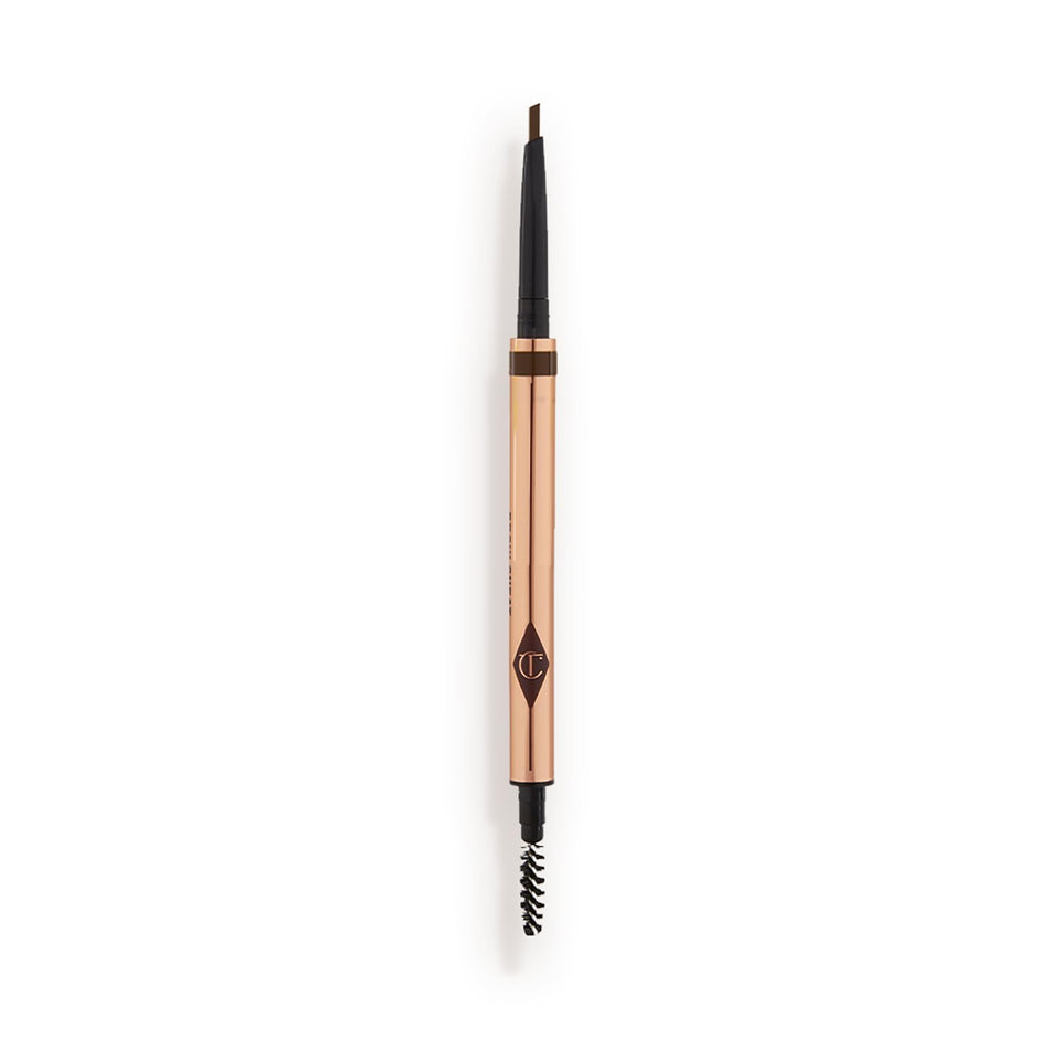 Charlotte Tilbury front packaging showing pencil and refill benefits