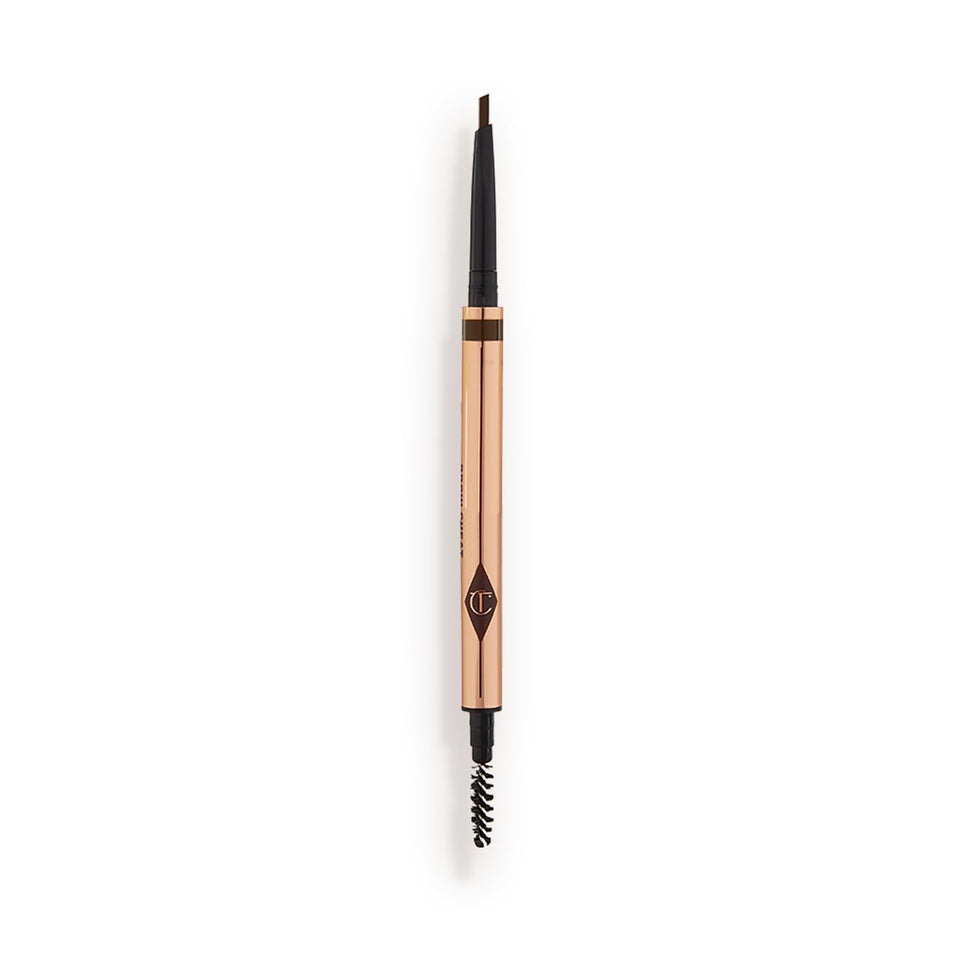 Charlotte Tilbury pencil front packaging showing shade and refillable benefit