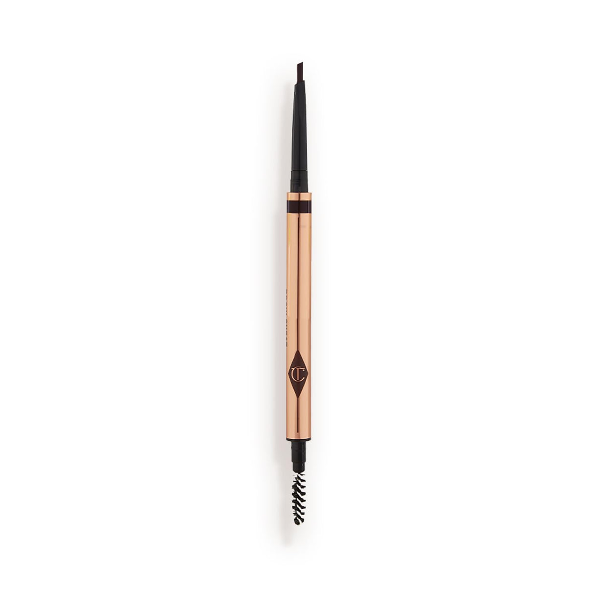 Charlotte Tilbury Brow Cheat front packaging shows product and shade for easy choice