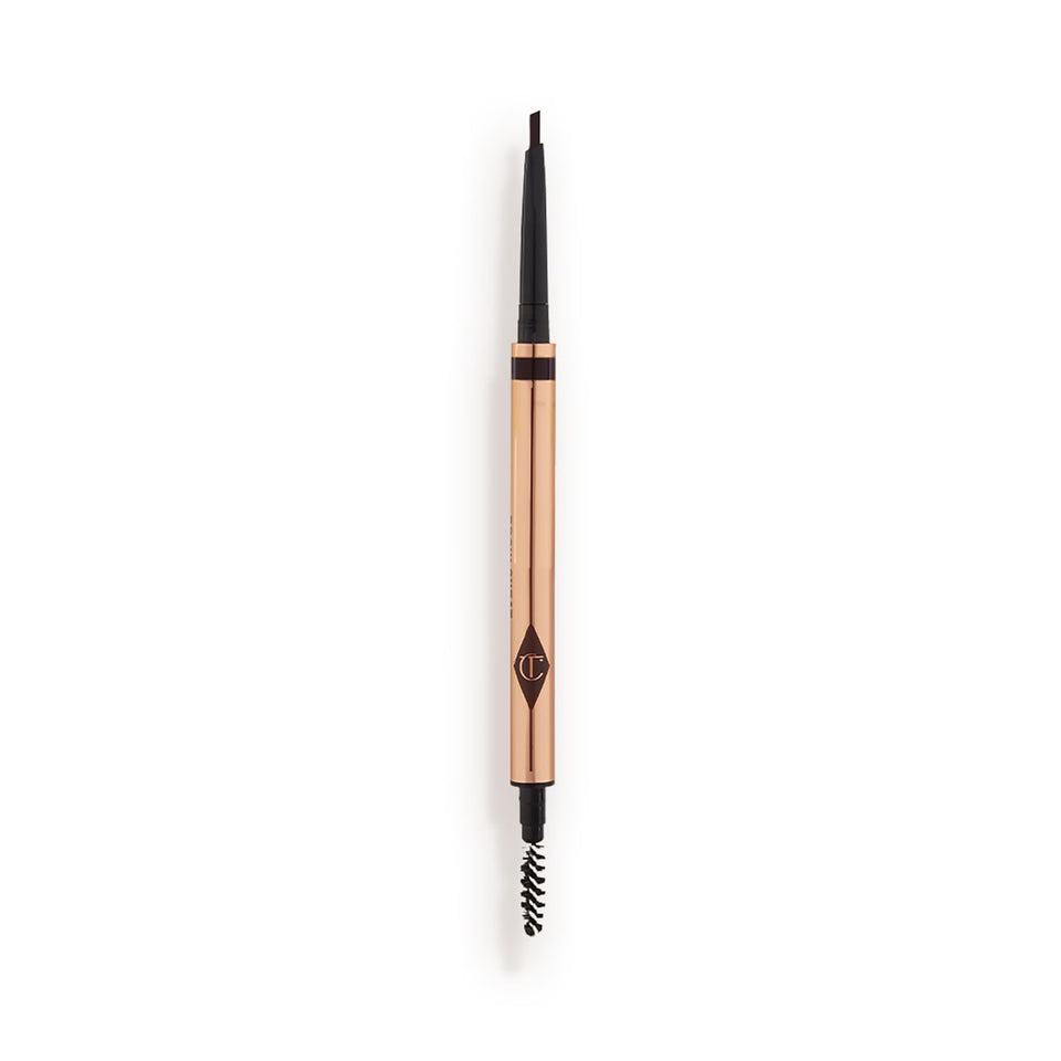 Charlotte Tilbury Brow Cheat front packaging shows product and shade for easy choice