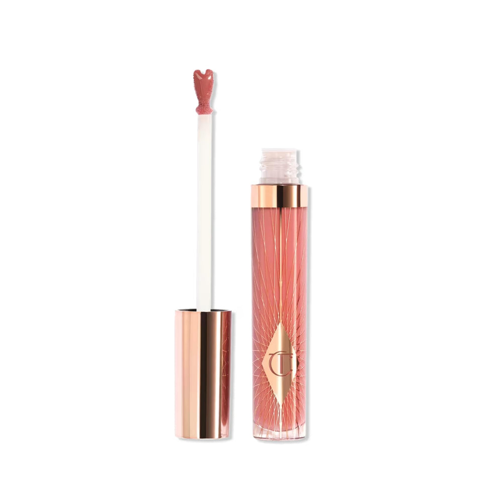 Charlotte Tilbury Collagen Lip Bath front packaging showing glossy tube and brand