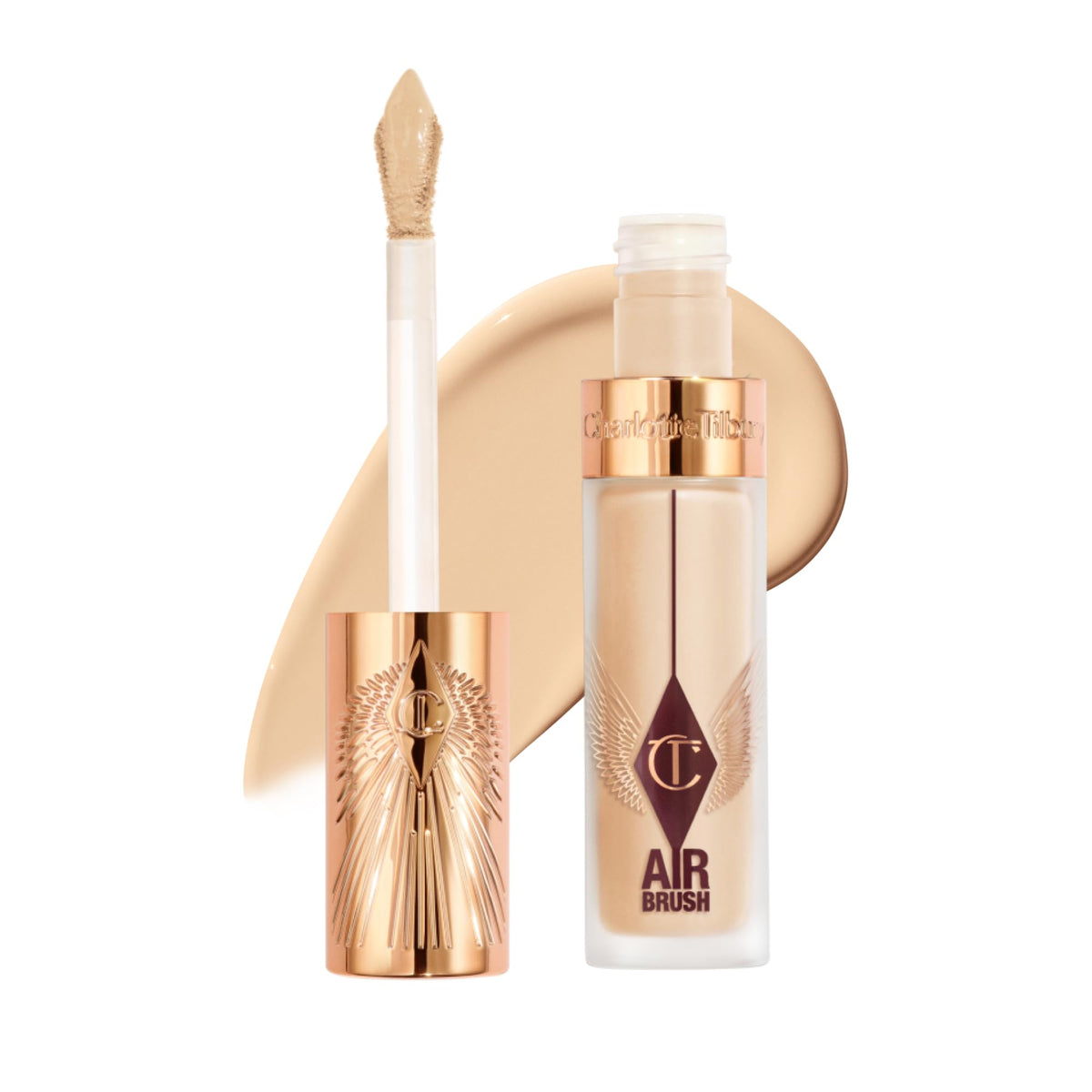 Charlotte Tilbury concealer front packaging showing product and shade benefits