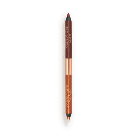 Charlotte Tilbury front packaging showing Copper Charge dual-ended pencil and benefits