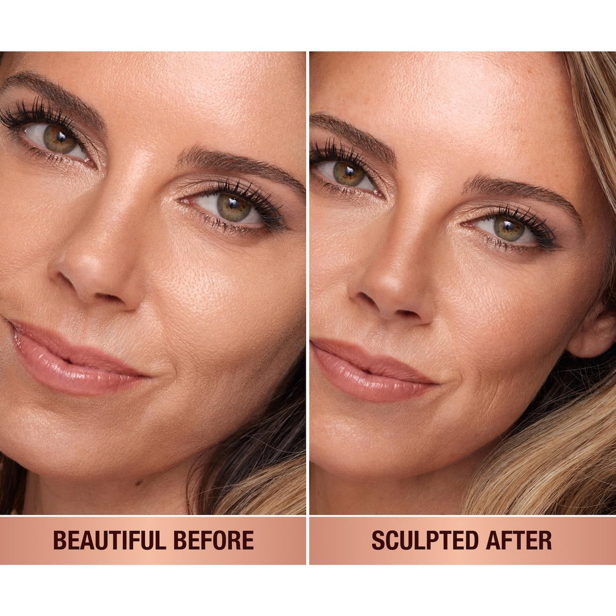 Charlotte Tilbury cushion applicator closeup for precise contour placement