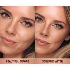 Charlotte Tilbury cushion applicator closeup for precise contour placement