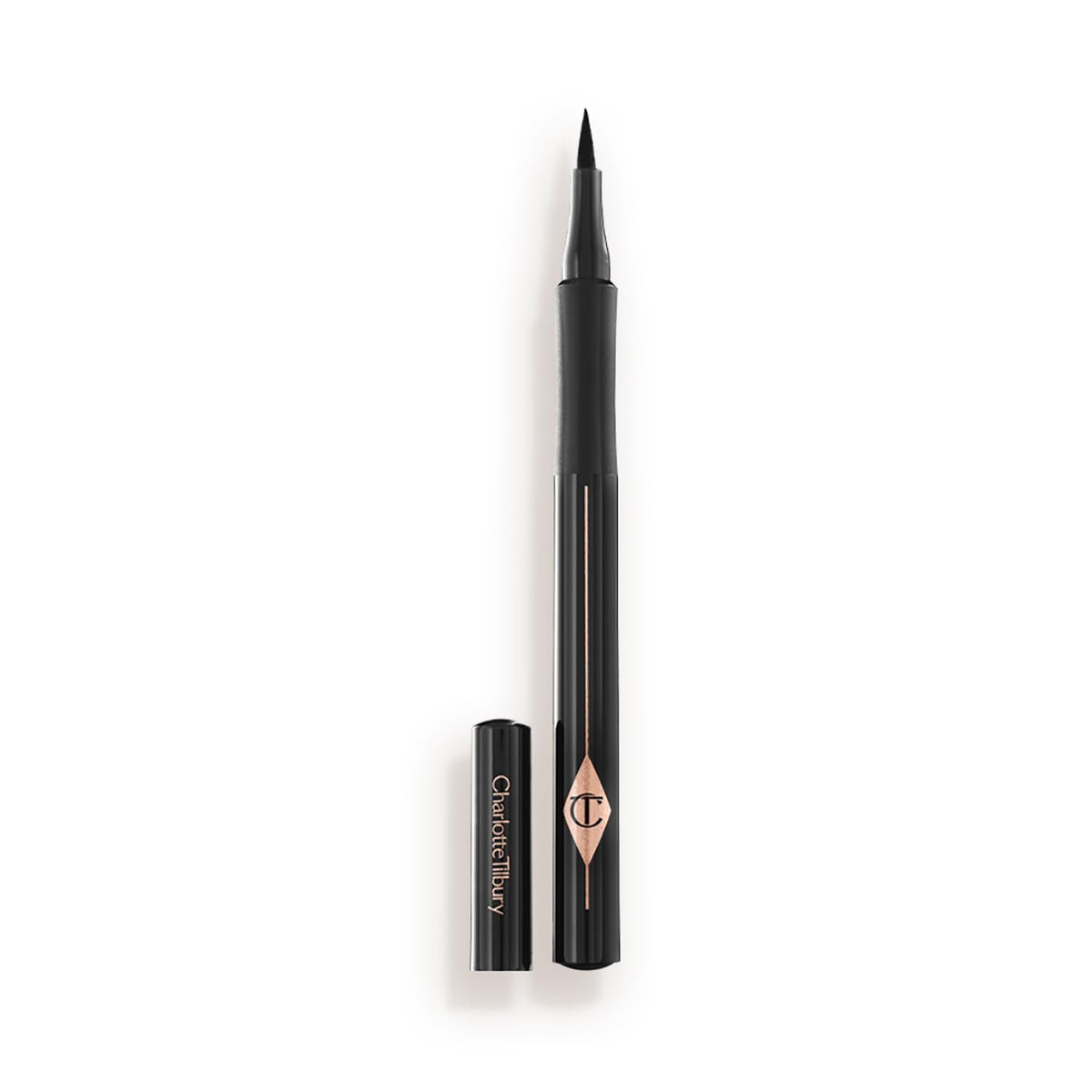 Charlotte Tilbury pen front packaging showing Panther black and benefits