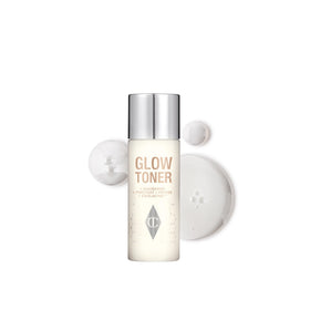 Charlotte Tilbury front packaging showing mini toner and travel convenience