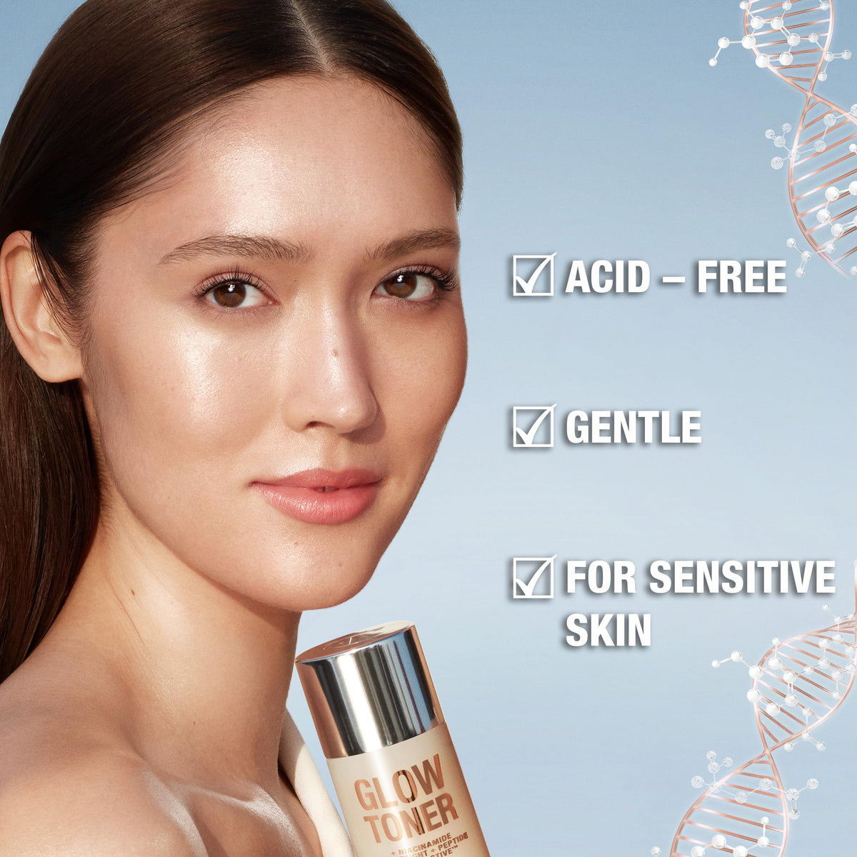 Charlotte Tilbury close-up milky texture demonstrating smooth hydration