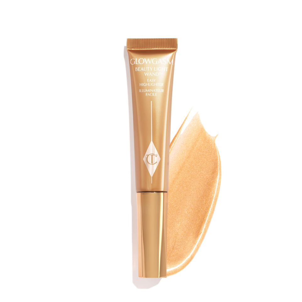 Charlotte Tilbury front packaging showing wand and rosy glow benefit