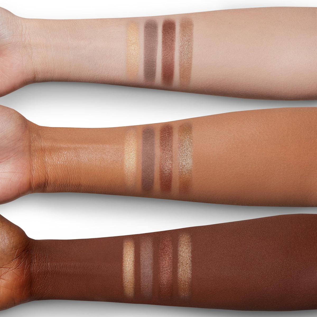 Charlotte Tilbury on model wearing daytime look illustrating natural glow