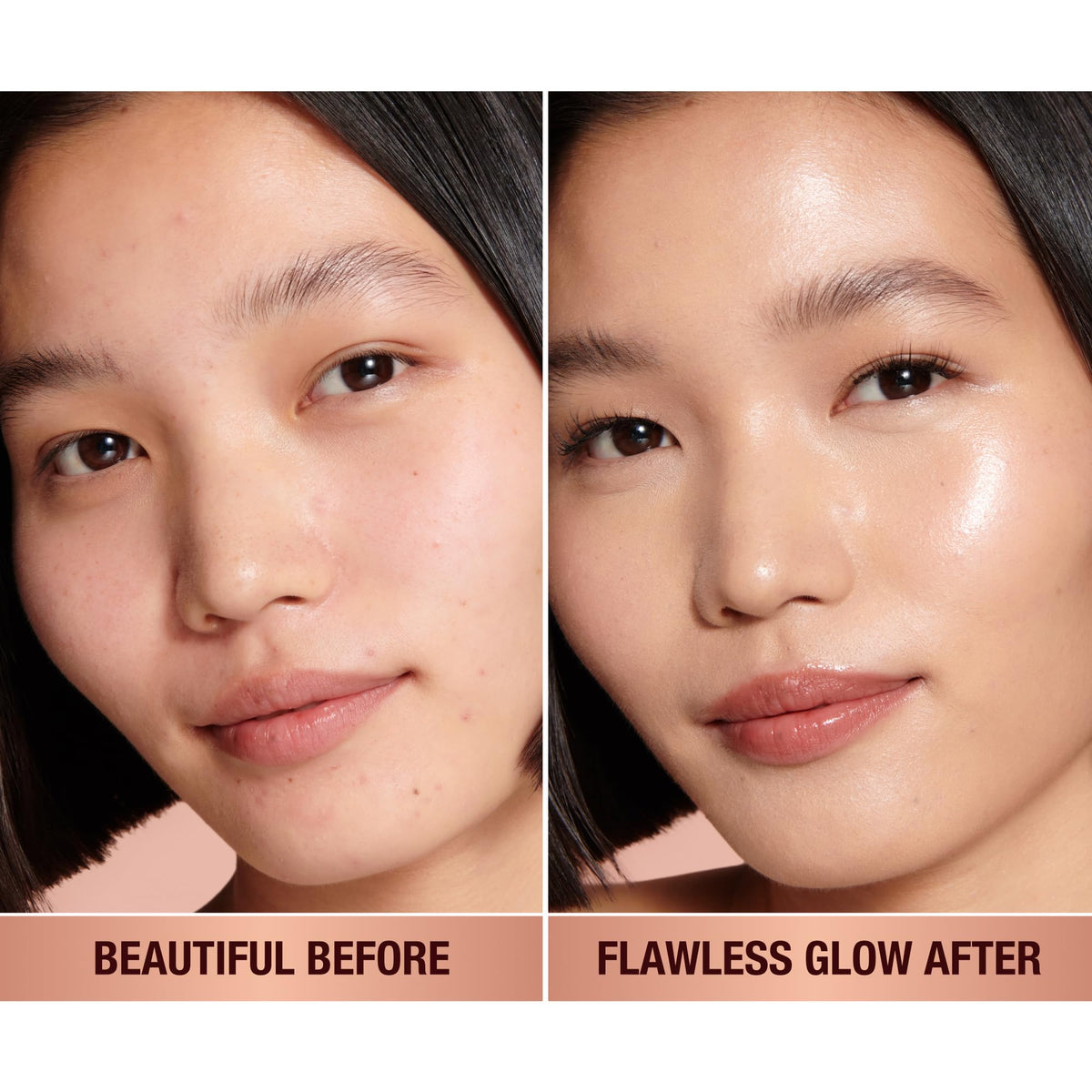 Charlotte Tilbury dispensing drop of liquid showing smooth applicator and precise control