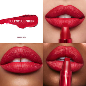 Charlotte Tilbury square-angled tip close-up for precise lip definition benefit