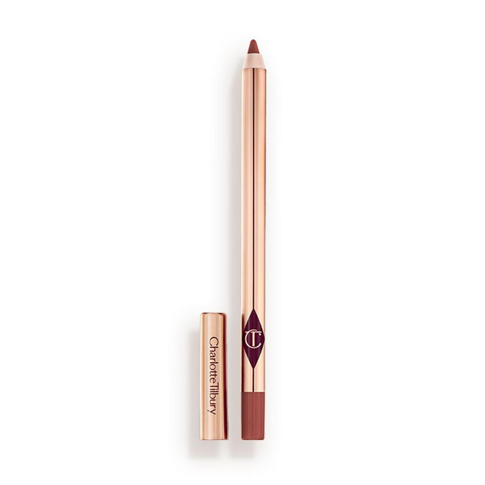 Charlotte Tilbury front packaging showing Hot Gossip liner and compact benefit