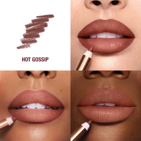 Charlotte Tilbury pencil tip close-up demonstrating precise point for accurate lining