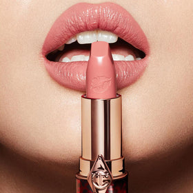 Charlotte Tilbury close-up swatch showing creamy texture and radiant payoff