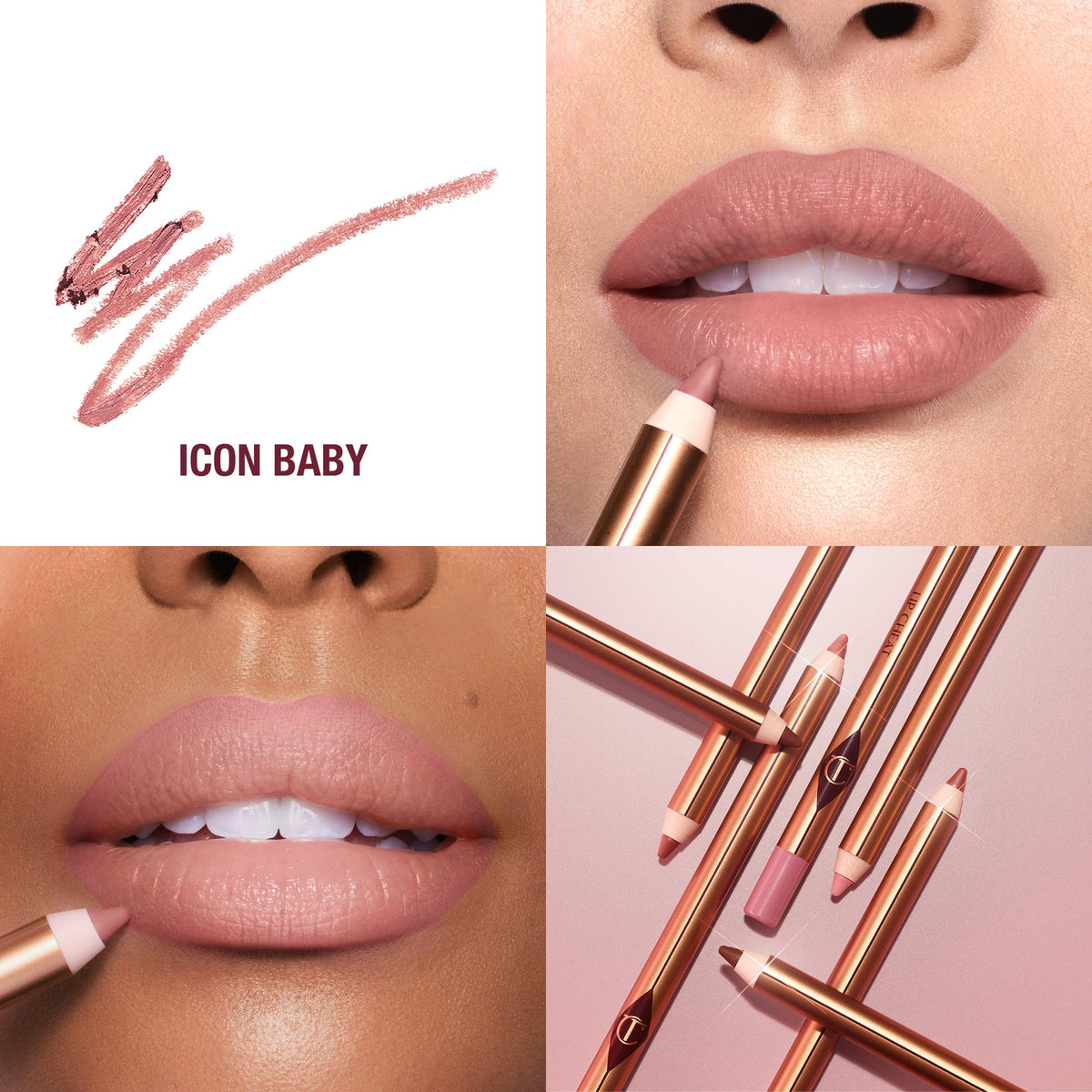 Charlotte Tilbury pencil tip close-up demonstrating precise application control
