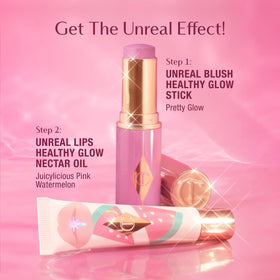 Charlotte Tilbury hand-held application on-the-go for instant shine refresh