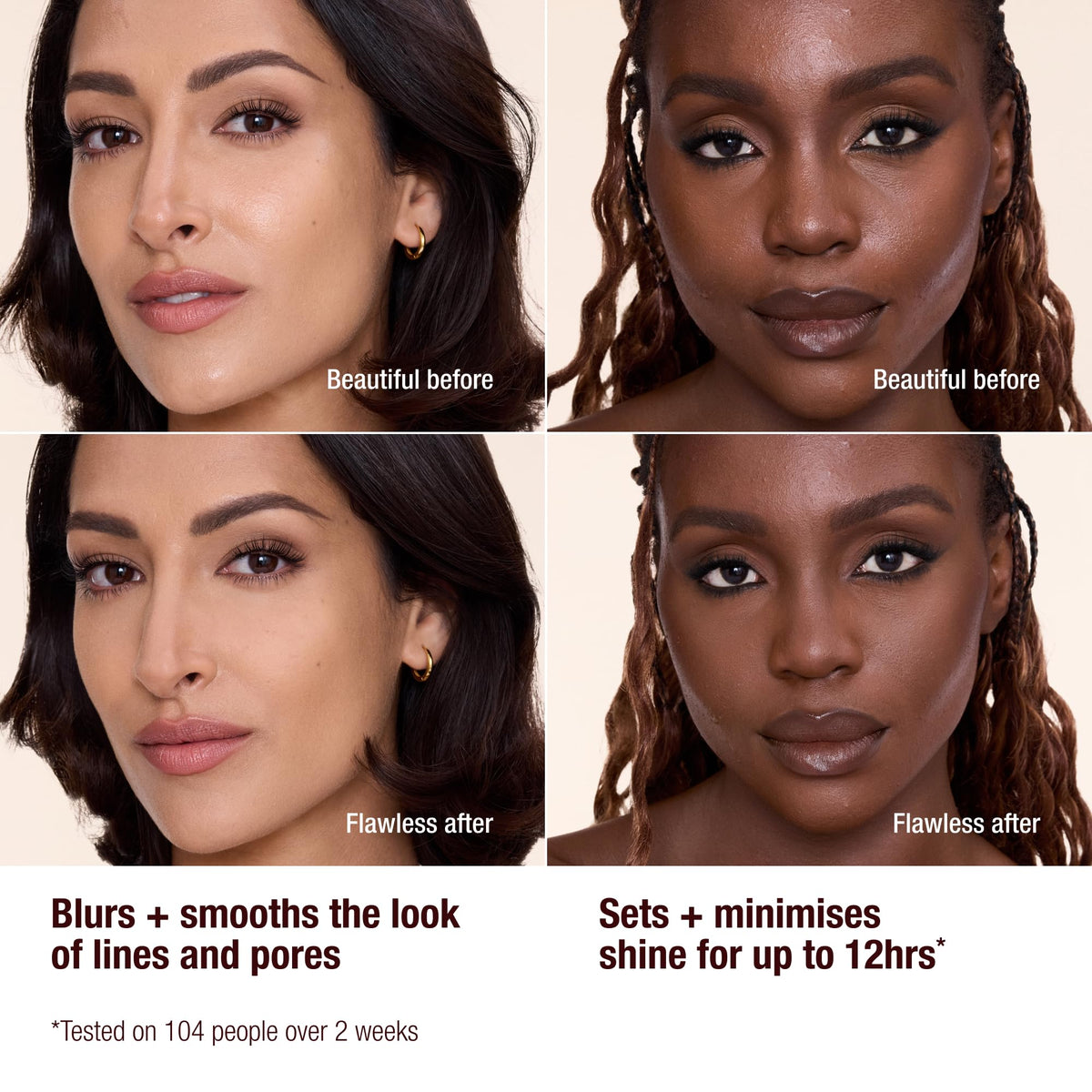 Charlotte Tilbury rose wax ingredient image emphasizing hydrating, skin-softening benefit