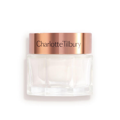 Charlotte Tilbury jar front showing elegant packaging and instant hydration benefit