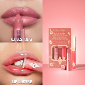 Charlotte Tilbury close-up of K.I.S.S.I.N.G bullet detail for creamy satin application