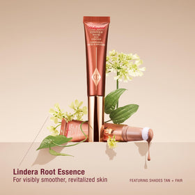 Charlotte Tilbury product label and shade showing shade info and clarity