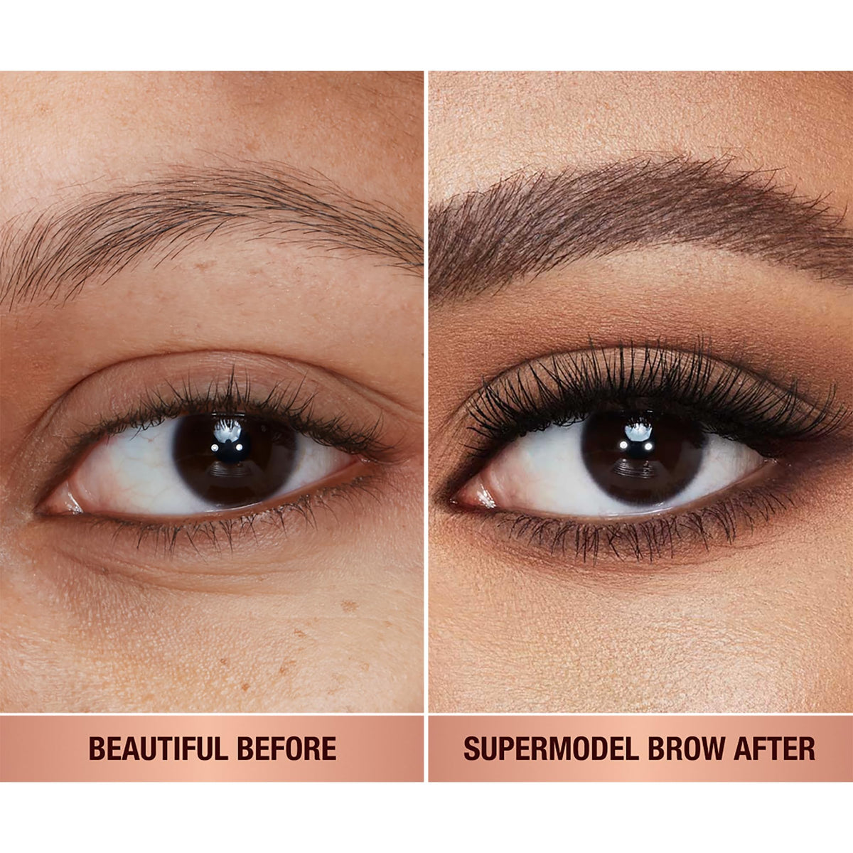 Charlotte Tilbury gel texture on applicator demonstrating buildable tint and conditioning finish