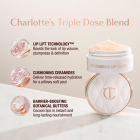 Charlotte Tilbury lifestyle glam on vanity showing elegant routine and confidence boost