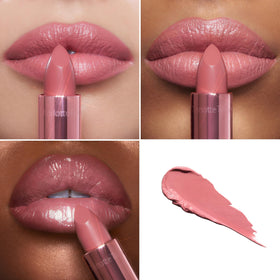 Charlotte Tilbury lifestyle shot in a handbag conveying on-the-go touch-up convenience